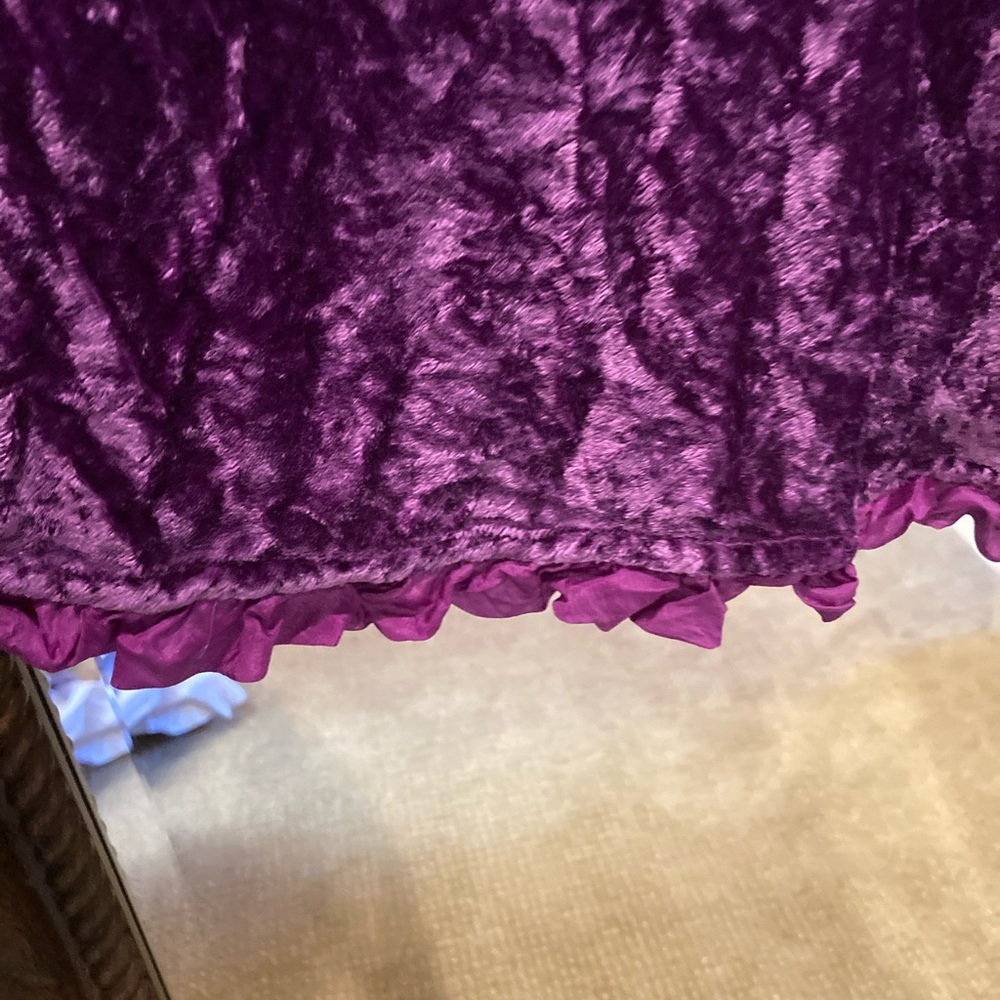 Dosa purple velvet dress size 2